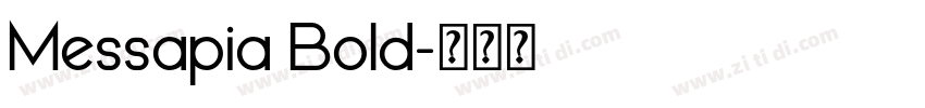 Messapia Bold字体转换